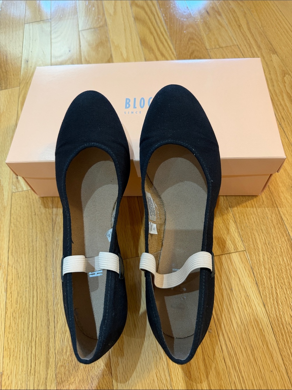 Bloch Adult Ballet Character Shoes 1 1/4" S0314L size 7